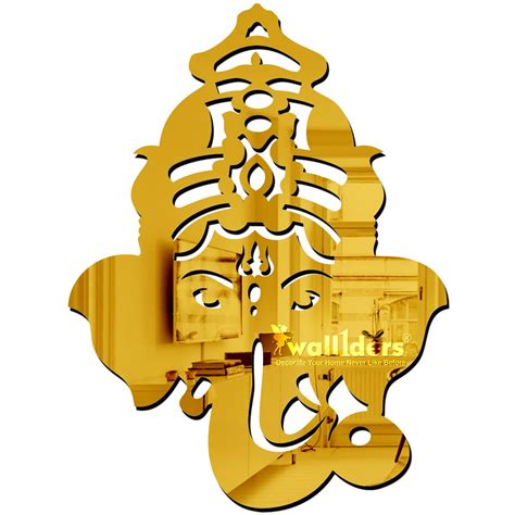 Buy Wall1ders Mangal Murti Mirror Stickers for Wall, Acrylic Mirror ...