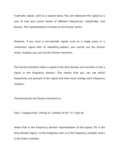Image result for Fourier Transformation Example
