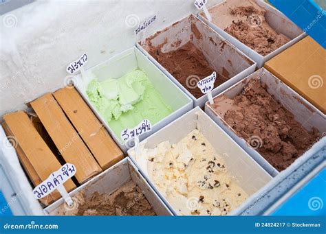 Ice cream on sale stock image. Image of dairy, choc, food - 24824217