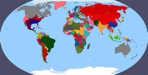 Using Leo's maps and looking at other videos related to Weltreich, I decided to make a 1993 map ...