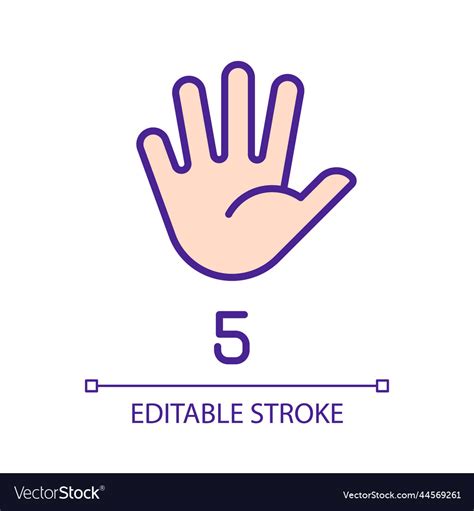 5 in Sign Language 的图像结果