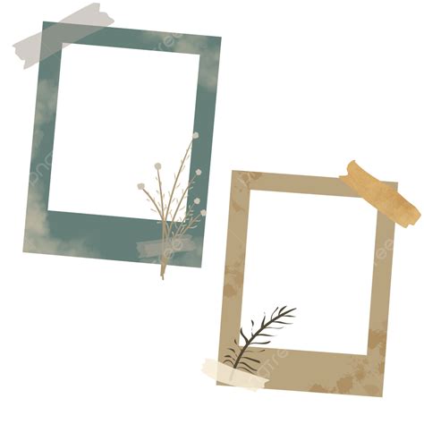 Aesthetic Polaroid Hd Transparent, Aesthetic Cute Polaroid Photo Frame ...
