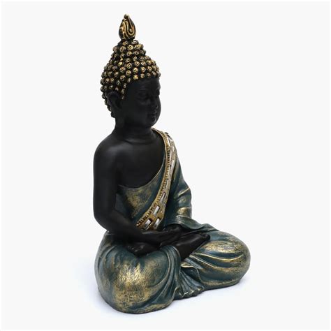 Buy VEDAS Mystical Indiana Myat Polyresin Buddha Figurine from Vedas at ...