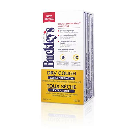 Buckley's - Dry Cough Suppressant - Extra Strength | 250 mL – White Cross E-Store
