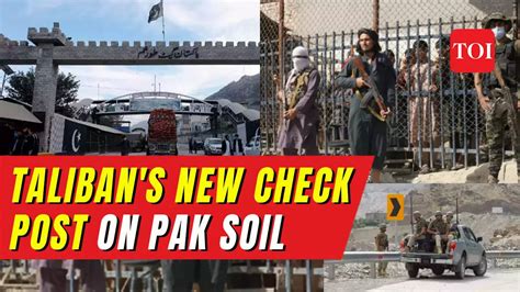 Afghan-Pakistan Torkham border clashes intensify as Taliban builds ...