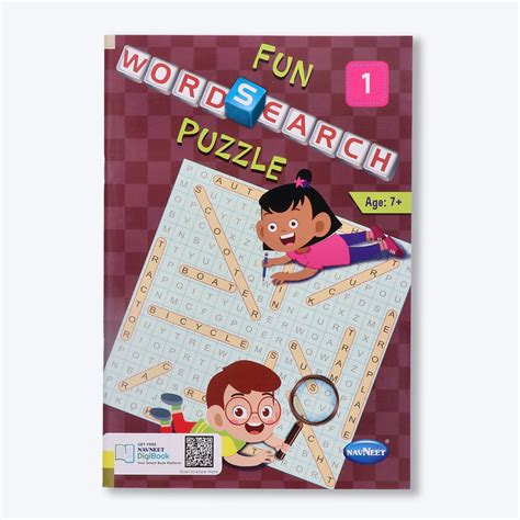 Navneet Fun word Search Puzzles - 1 and 2 Book- Word search and other