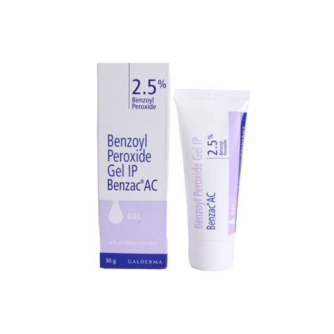 Benzac AC 2.5% Gel 30 gm Price, Uses, Side Effects, Composition ...