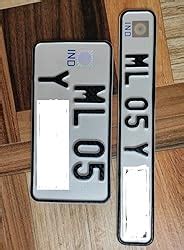 Moto Utility® Bike Number Plate Die Pressed Fonts | Number Plate For ...