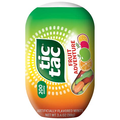 Tic Tac Fruit Adventure Mints, On-The-Go Refreshment, 3.4 oz Pack ...