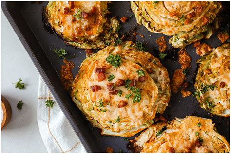 Parmesan Cabbage Steaks Recipe