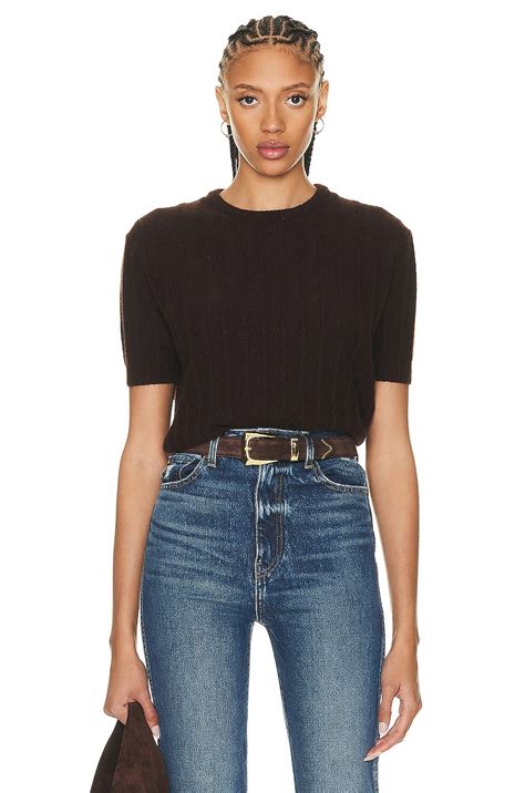 KHAITE Esmeralda Sweater in Rosewood | FWRD