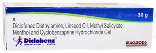 Diclobenz 1 Gel 30 Gm - Uses, Side Effects, Dosage, Price | Truemeds