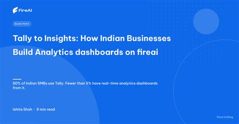 How to Analyze Tally Data with AI: Connect, Ask, and Visualize | FireAI
