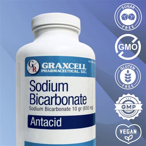 Mua Sodium Bicarbonate Tablets |USP 650mg (10 Grains) |Relief of Acid Indigestion, Heartburn ...
