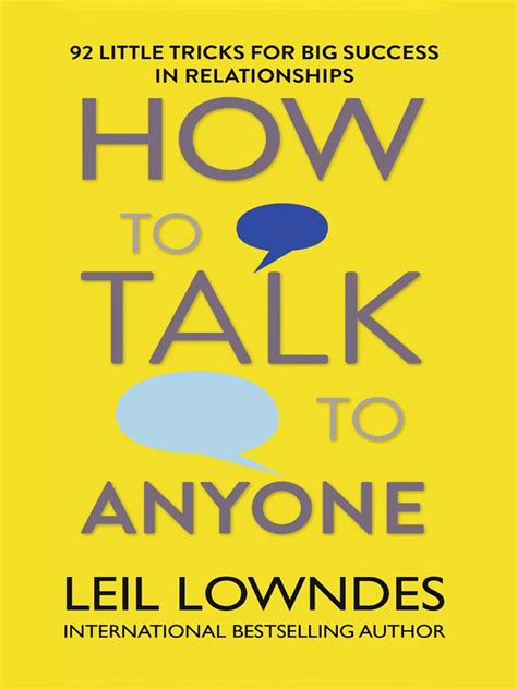 How To Talk To Anyone