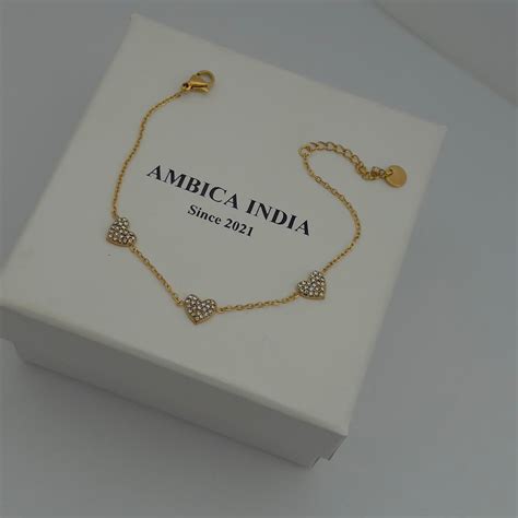 White Crystal bracelet – Ambica India