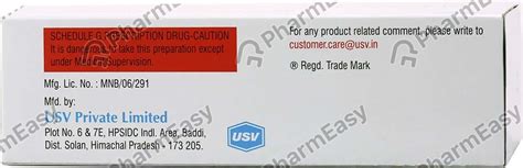 Glycomet Sr 500 MG Tablet (20): Uses, Side Effects, Price & Dosage ...
