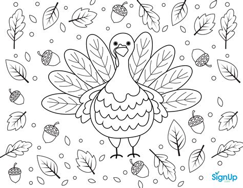 Free Thanksgiving Pictures to Color Printable Sheets - Printables for ...