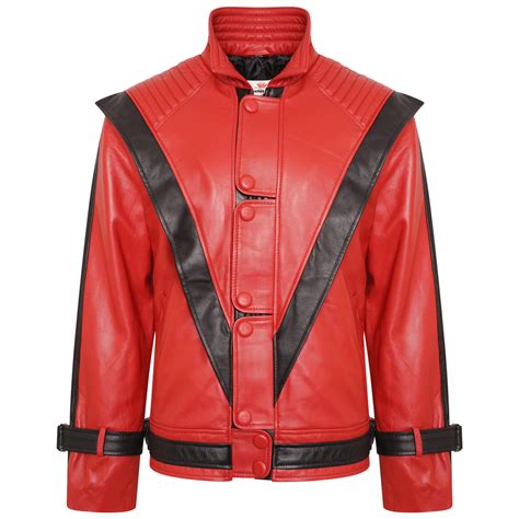 Thriller Jacket Men New Genuine Leather Jacket MJ Delicate