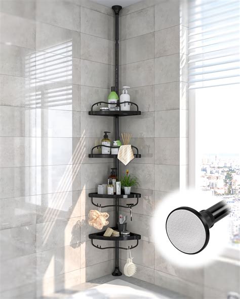 Corner Shower And Bathtub Caddy Shower Caddy Corner, 56 To 125 Inch