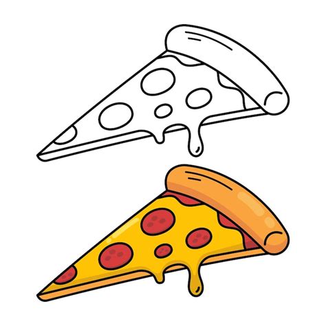 Pizza tekening Afbeeldingen - Gratis downloaden op Freepik