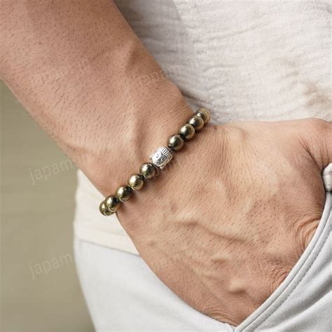 Golden Hematite Buddha Prosperity Band – Japam