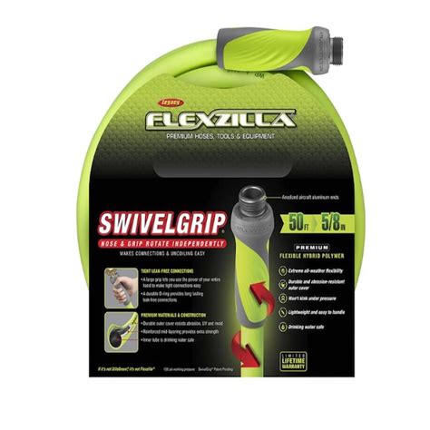 Legacy Flexzilla SwivelGrip 5/8 in. D X 50 ft. L Medium Duty Premium ...