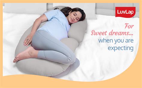 LuvLap Maternity Pillow for Pregnancy Sleeping, Maternity Pillow for ...