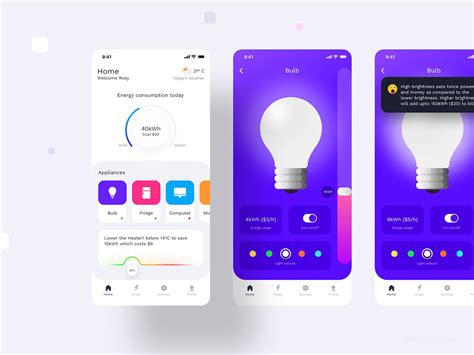 灵感 | 智能家居app UI设计分享 - 哔哩哔哩