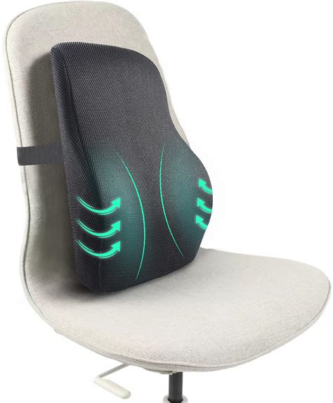 Sleepsia Lumbar Support Memory Foam Orthopedic Back Cushion – Back Rest ...