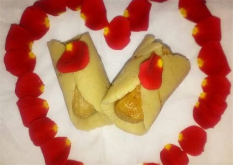 Mava badam roll Recipe by Divya k - Cookpad