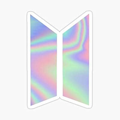 Decals BTS Logo Holo Sticker - Multi-Use Graphic Sticker India | Ubuy