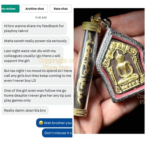 Ultimate Casanova Attraction MAHA SANEH Phra KHUN Paen Playboy Combo ...