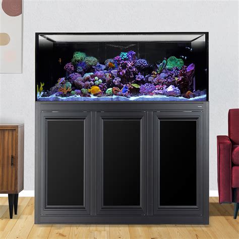 NUVO INT 100 Gallon Reef Ready Aquarium + Black APS Stand