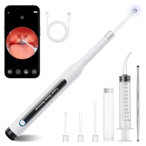 Tonsil Stone Removal Kit with Camera - Tonsil Stone Remover Tool with ...