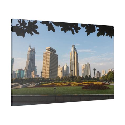 Metropolitan Skyline and Urban Landscape Wall Art Matte Canvas ...