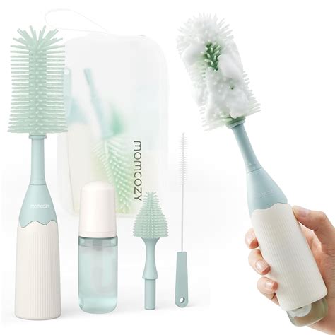 Amazon.com: Momcozy Bottle Brush Kit, Innovative Push-Press Design for ...