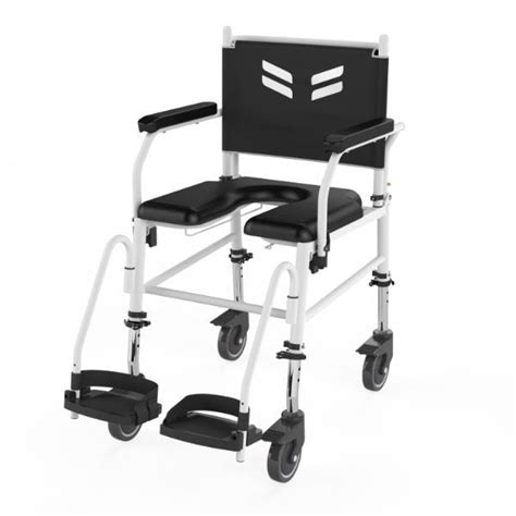 Prime FPA007 | Attendant Propelled Shower Commode Wheelchair – Frido ...