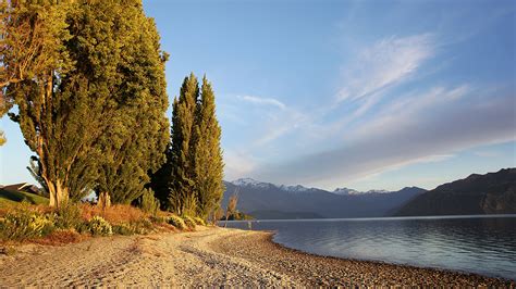 Papeis de parede 1920x1080 Nova Zelândia Lago Outono Lake Wanaka ...