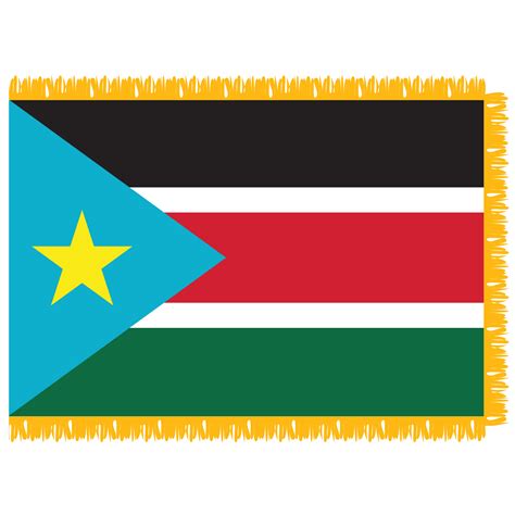 South Sudan Flag 100% Polyester Country Flag Outdoor South Sudan Flag|