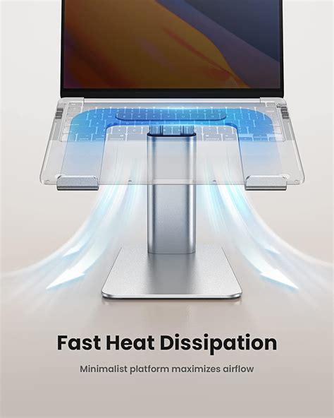 Buy ErGear Adjustable Laptop Stand for Desk, Aluminum Ergonomic Laptop ...