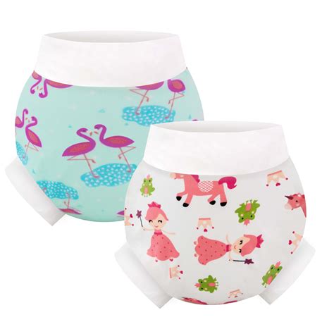 Snapklik.com : 2 Packs Baby Swim Diaper Reusable Soft And Silky ...