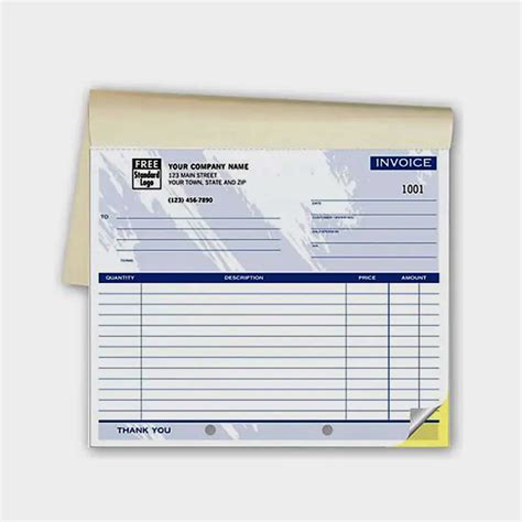 Image result for Custom Invoice Book