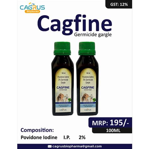 CAGFINE GARGLE Cagrus Biopharma