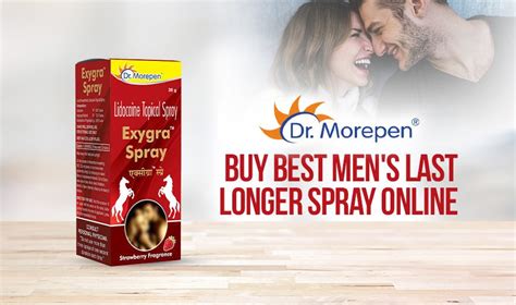 Buy Best Men's Last Longer Spray Online – Dr Morepen