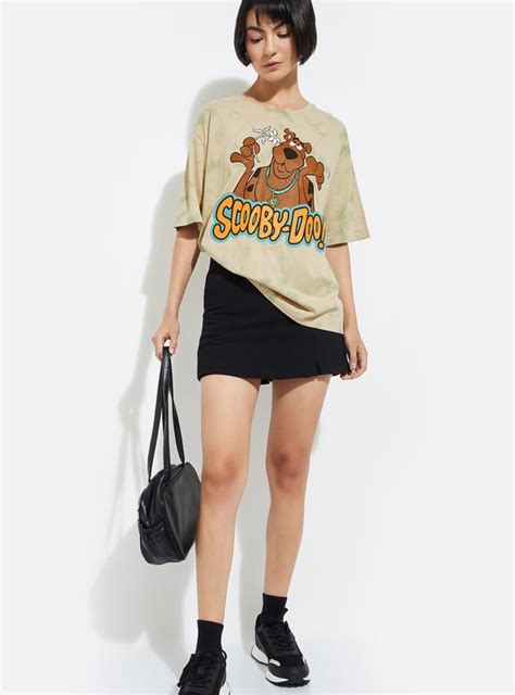 Buy ALAYA F x URB_N Women Scooby Doo Oversized T-shirt Online at just ...