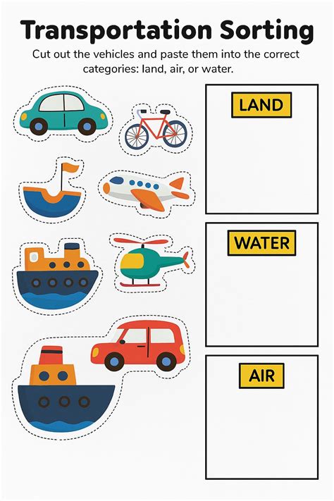 Transportation Worksheet 的图像结果