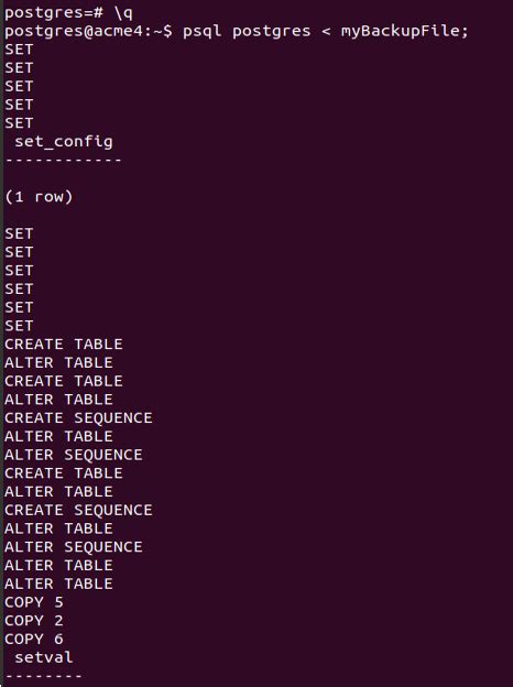 Database to Dump File 的图像结果