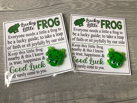 LUCKY LITTLE FROG - Mini Froggy, Good Luck Charm, Lucky Frog Charm ...