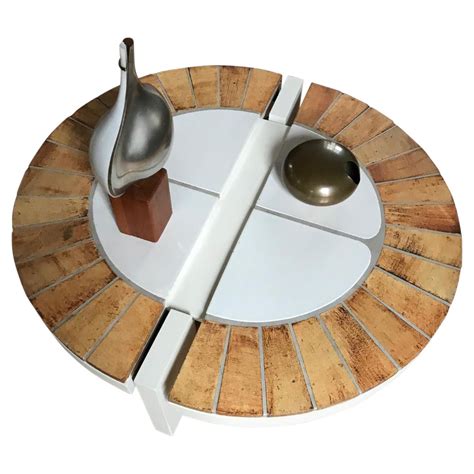 "Shogun" ceramic coffee table by Roger Capron, Vallauris, France, 1970s ...